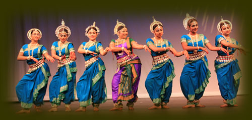 Group in Varsha dance drama